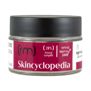 Sincyclopedia - krem nawilżający do twarzy na noc z 20% kompleksem ujędrniającym z retinolem, matrixyl®3000, skwalanem, masłem shea i gliceryną. SKC Face Cream 20% Firming Complex,50ml