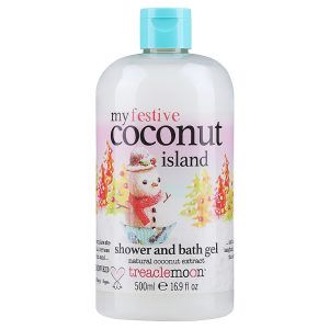 Żel pod prysznic i do kąpieli Treaclemoon My Festive Coconut Island o zapachu kokosowym